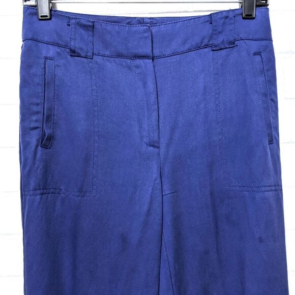 WHITE HOUSE BLACK MARKET The Wide Leg Crop Pants S - Picture 3 of 9